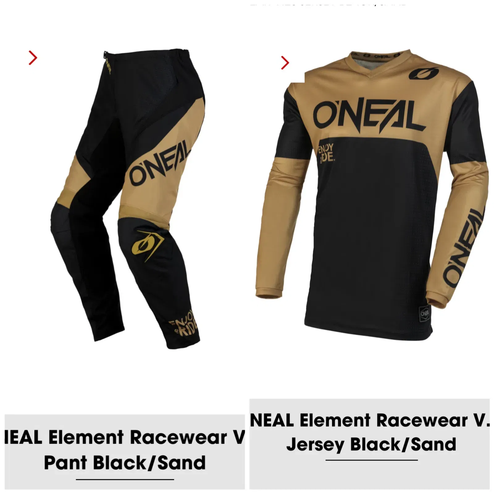 O'NEAL Element Racewear Jersey Black/White/Red