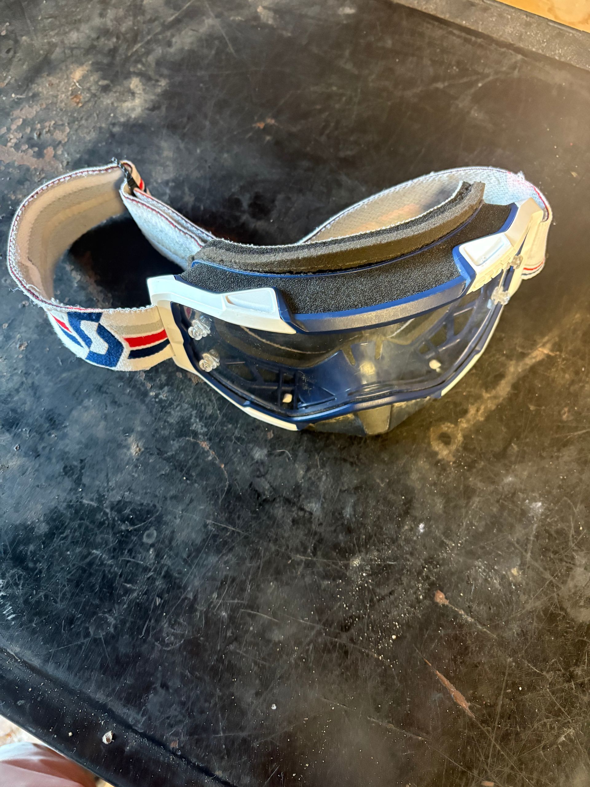Red/white/blue Scott Fury Goggles