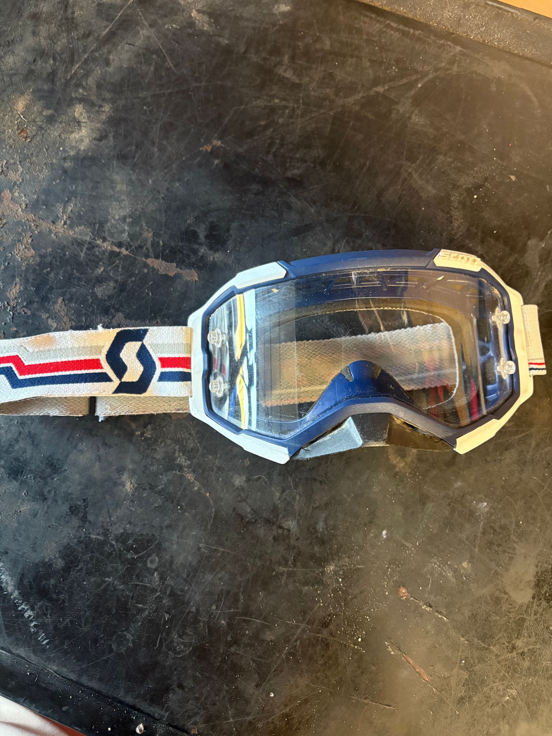 Red/white/blue Scott Fury Goggles