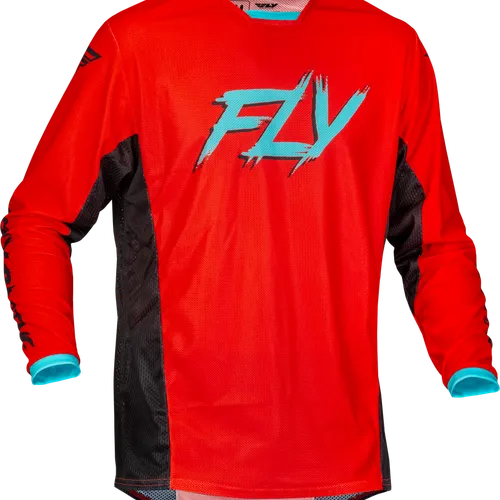 FLY Racing Kinetic Mesh Rave Gear Set - Red/Black/Mint