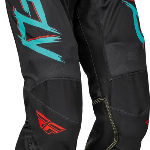 FLY Racing Kinetic Mesh Rave Gear Set - Red/Black/Mint