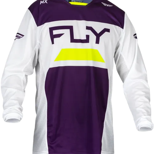 Fly Racing - Kinetic Reload - Pant & Jersey - Purple / White / Hi-viz