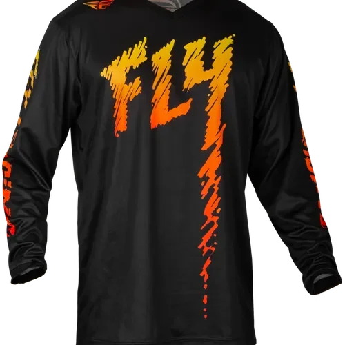 Fly Racing - F-16 Youth Gear Set - Jersey, Pant, Glove - Black/ Yellow / Orange