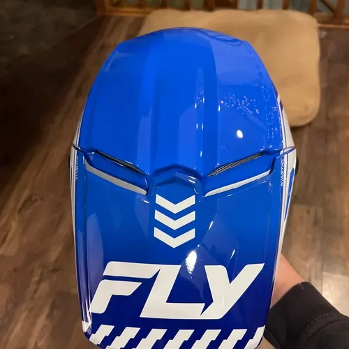 Fly Racing - Kinetic Menace Helmet - Blue / White