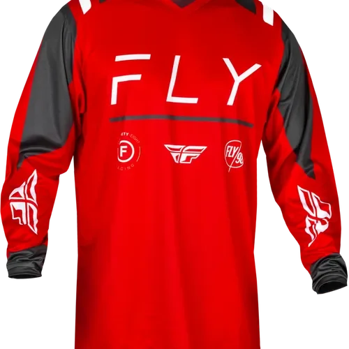 Fly Racing - F-16 - Pant & Jersey - Red / Charcoal / White