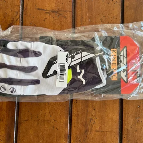 FLY Racing - Kinetic Reload Glove - Purple / White / Hi-Viz