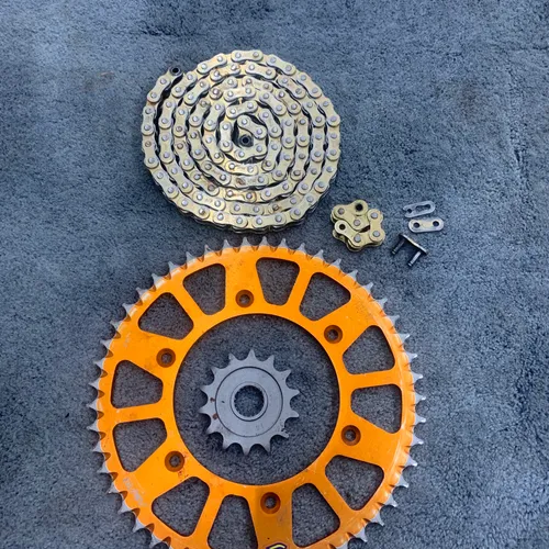 Chain Sprockets Front and Rear for 2022 KTM 450SX-F