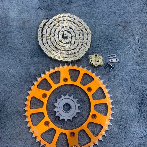 Chain Sprockets Front and Rear for 2022 KTM 450SX-F