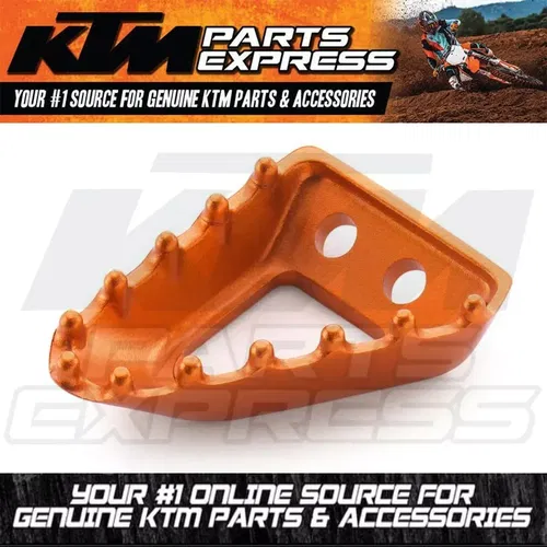 NEW KTM STEP PLATE FOR BRAKE PEDAL ORANGE 125 150 250 350 450 SX SXF 79413951000