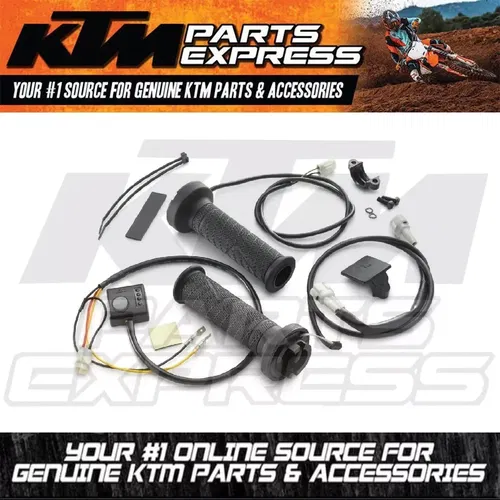 NEW OEM KTM HEATED GRIP KIT 790 890 ADVENTURE R RALLY DUKE TEMP IS ADJUSTABLE