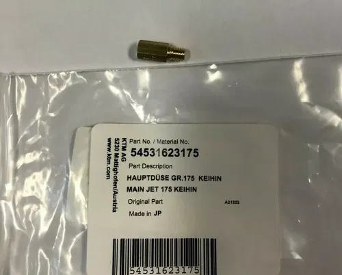NEW OEM KTM MAIN JET 175 KEIHIN 54531623175