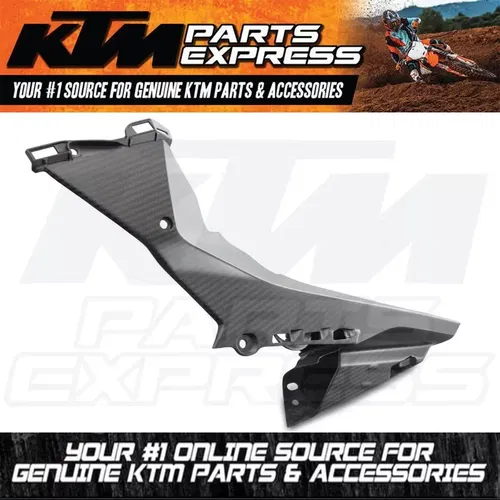 NEW OEM KTM RIGHT FUEL TANK FAIRING CARBON FIBER 1290 SUPER DUKE R 61708927000
