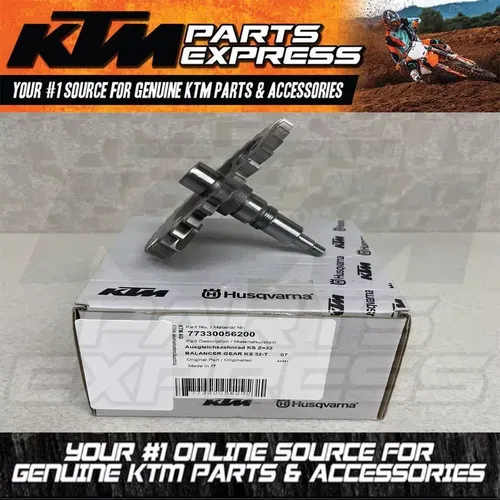 NEW OEM KTM WATER PUMP BALANCER GEAR KS 32-T 07 450 SXF XCF 505 XCF 77330056200