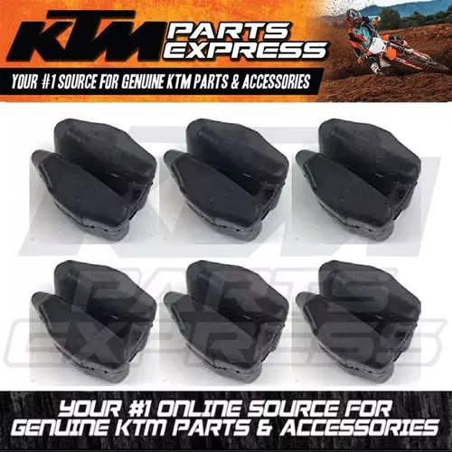 6 PACK NEW OEM KTM DAMPING RUBBER EXCF SX XCW XC EXCF XCFW SXF 6X 78132025100