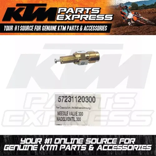 NEW KTM NEEDLE VALVE FOR CARBURATOR 400 620 660 SXC EGS EXC LC4 SC 57231120300