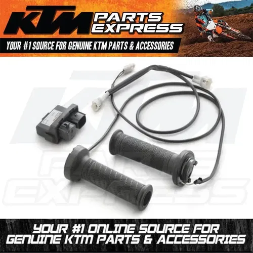 NEW KTM BLACK HEATED GRIP SET 690 DUKE /R 2021-2023 990 DUKE 2024-25 63612964044
