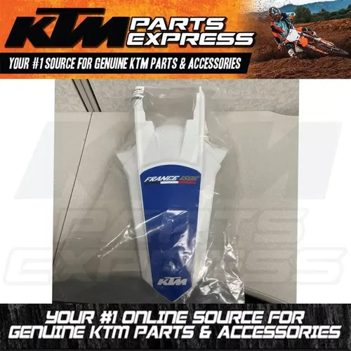 NEW OEM KTM BLUE/WHITE TAIL FENDER SIX DAYS 250 300 350 450 500  7960801300028C