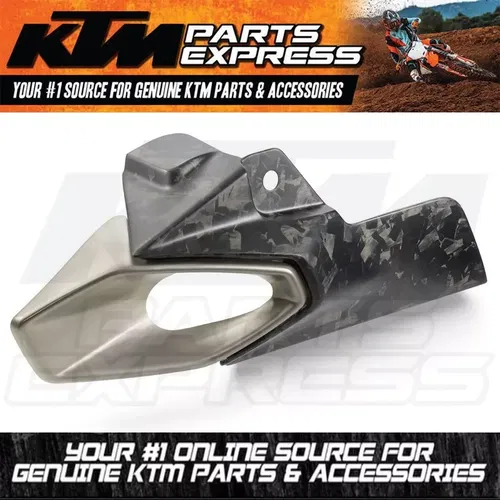 NEW KTM CARBON EXHAUST COVER  96305990044