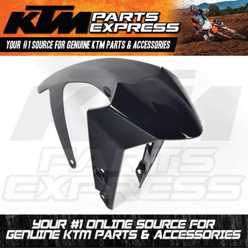 NEW OEM KTM FRONT FENDER CPL. BLACK 200 390 DUKE 2017-2023 9300801003330