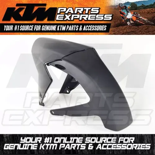 NEW OEM KTM FRONT FENDER CPL. BLACK 200 390 DUKE 2017-2023 9300801003330