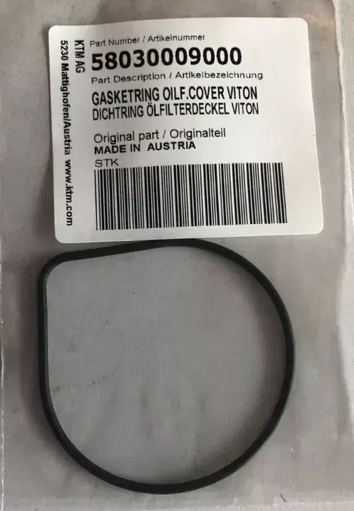 KTM GASKET RING OILFILTER COVER 400 640 LC4E ADVENTURE DUKE II 58030009000