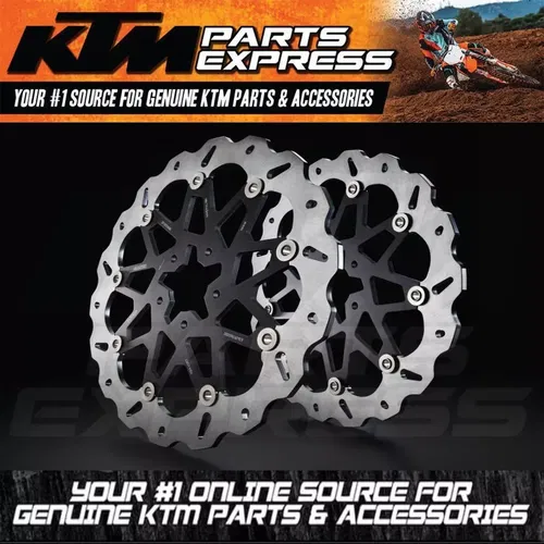 KTM PERFORMANCE BRAKE DISC ROTOR SET 320MM 890 DUKE R 2020 2021 2022 63609960044