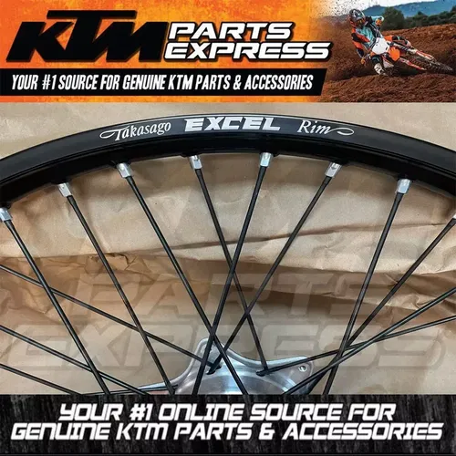 NEW OEM KTM BLACK FRONT WHEEL CMPL 1.6X21" EXCEL 250 350 450 SX-F 7900900144430