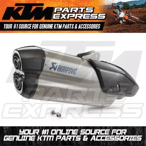 NEW KTM AKRAPOVIC "SLIP-ON LINE" FOR A 1290 SUPER ADVENTURE S/R 2021-2024