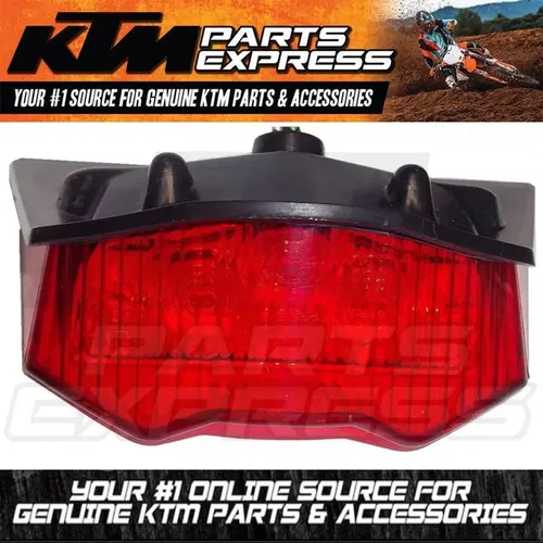 NEW OEM KTM 125 200 250 450 530 EXC EURO STYLE TAIL LIGHT TAIL LAMP 78014040000