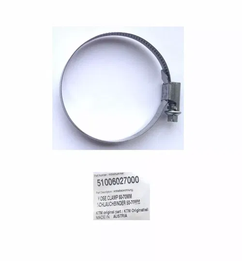 NEW OEM KTM HOSE CLAMP 50-70MM 125 144 150 200 EGS EXC LC2 MXC SX XC 51006027000