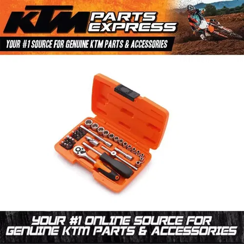 NEW OEM KTM TOOL KIT 38 PIECES 1/4" HIGH QUALITY CHROME VANADIUM 00029098300