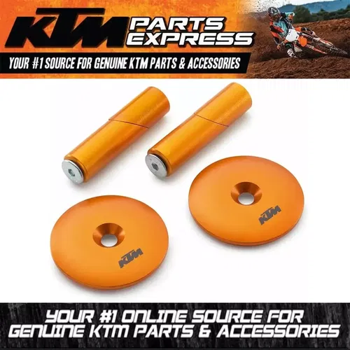 OEM NEW SWINGARM BOLT COVER SET 2014-2019 KTM 1290 SUPER DUKE ADV R 60304937100