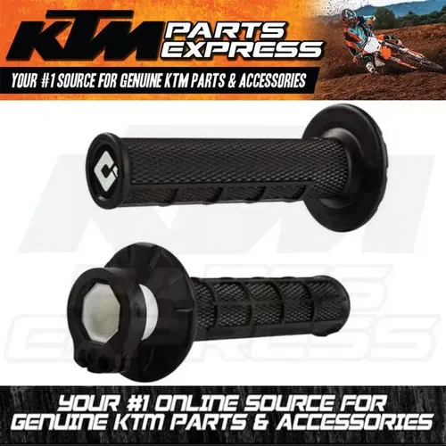 NEW OEM KTM GASGAS HUSQVARNA BLACK GRIP SET FITMENTS IN DESCRIPTION 79002021200