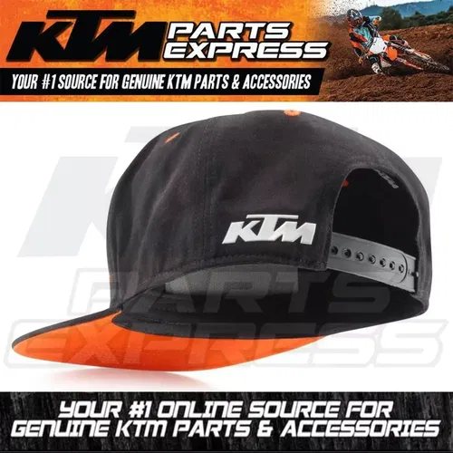 NEW KTM BLACK TEAM SNAPBACK CAP MENS HAT ADJUSTABLE 100% COTTON 3PW210024100