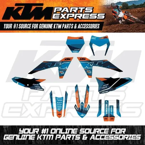 NEW OEM KTM FACTORY GRAPHICS KIT 125 250 300 350 450 SX XC SXF XCF A47008990000