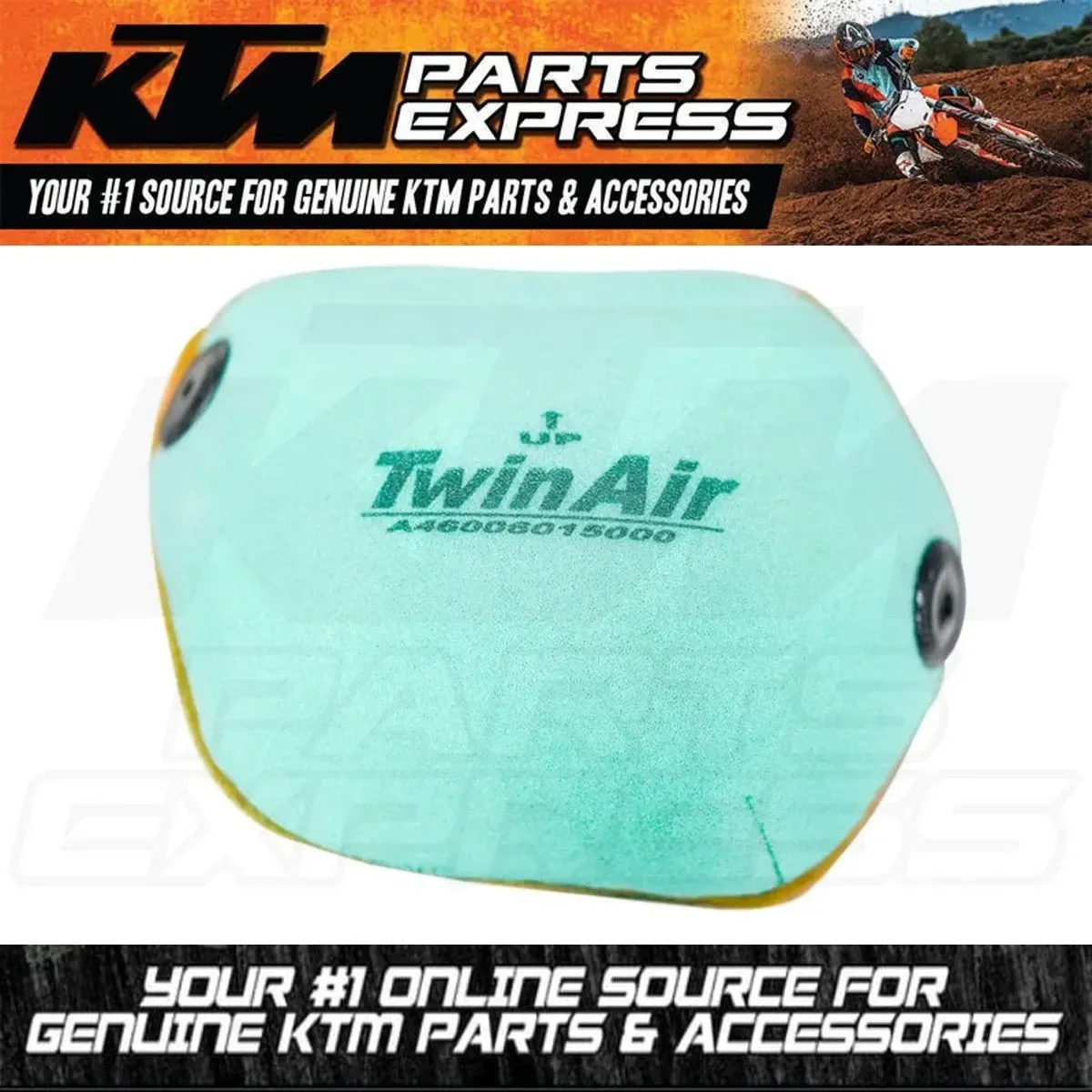 NEW KTM PRE-OILED AIR FILTER 125 150 250 300 350 450 SXF XCF XCW  A46006015000A