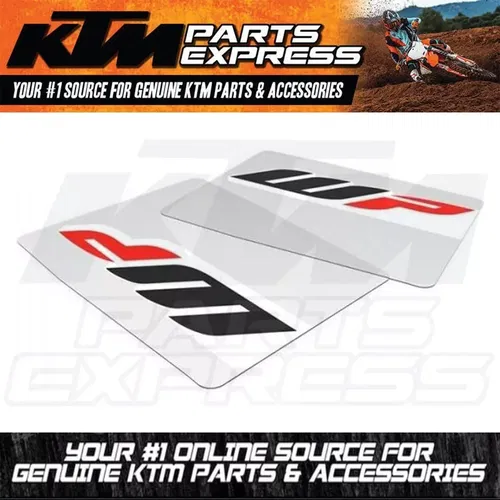 NEW OEM KTM FORK PROTECTION STICKER SET WP DECAL 48MM FORKS 2005-2024 52000093