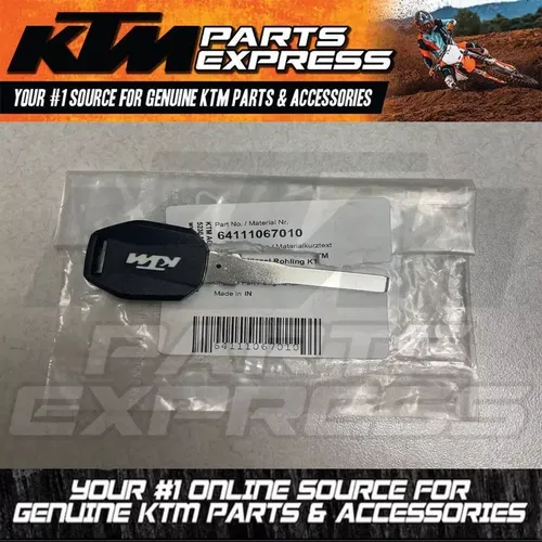 NEW OEM KTM BLANK KEY 790 890 ADVENTURE DUKE R 2019 - 2023 64111067010