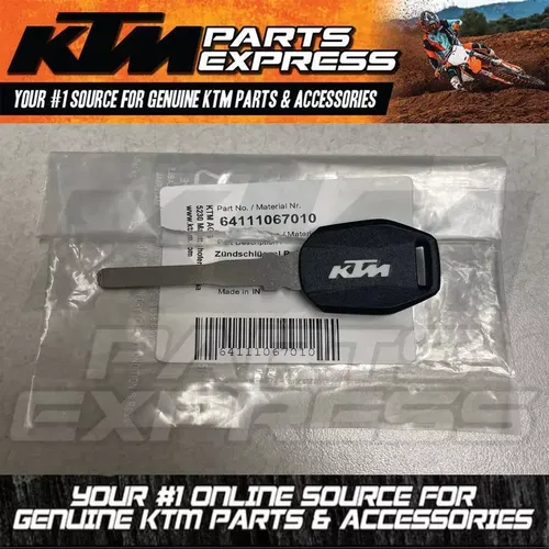 NEW OEM KTM BLANK KEY 790 890 ADVENTURE DUKE R 2019 - 2023 64111067010