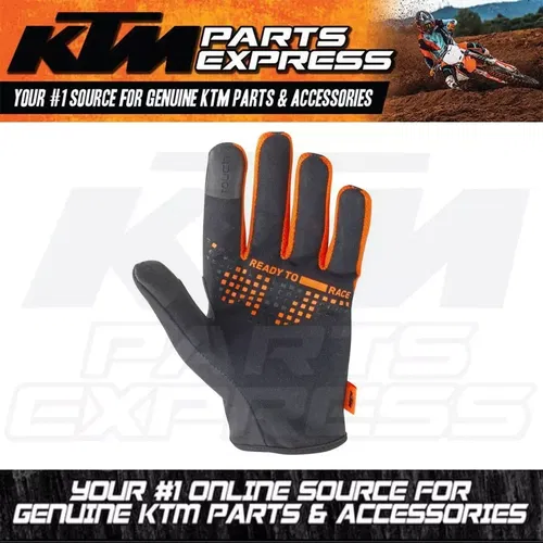 NEW OEM KTM LIGHTWEIGHT GRAVITY-FX GLOVES SIZE: X-LARGE/11 ORANGE 3PW230005305