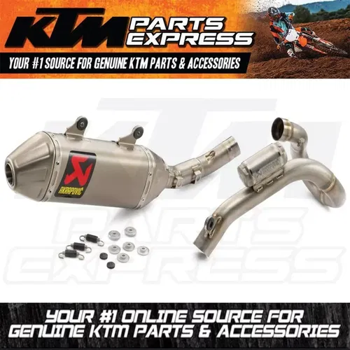 KTM AKRAPOVIC EVOLUTION COMPLETE SYSTEM 250 350 SXF XCF 2019-2022 79105900044