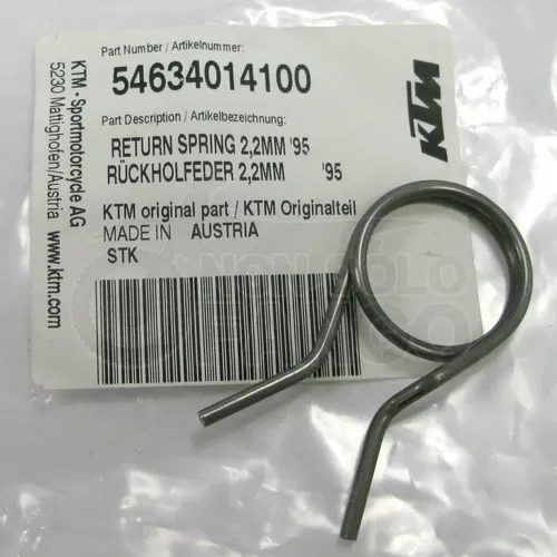 NEW OEM KTM RETURN SPRING 2,2MM 250 300 380 400 450 EXC MXC EXCF SXF 54634014100