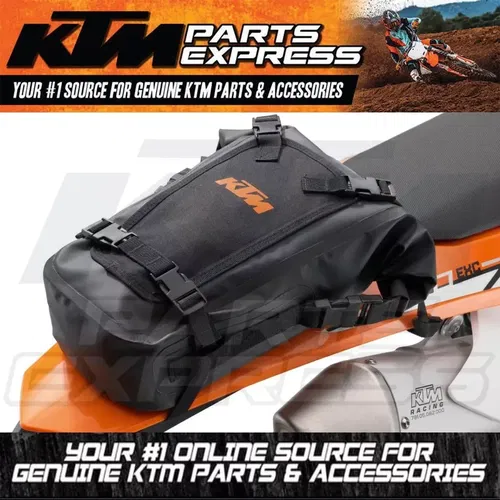NEW OEM KTM UNIVERSAL WATER PROOF REAR BAG EXC XC SX SXF SXS EXC XCW 78112978200