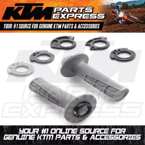 NEW OEM KTM LOCK-ON GRIP SET 125 250 300 450 XC SXF XCF EXCF 2025 A46002921500BJ