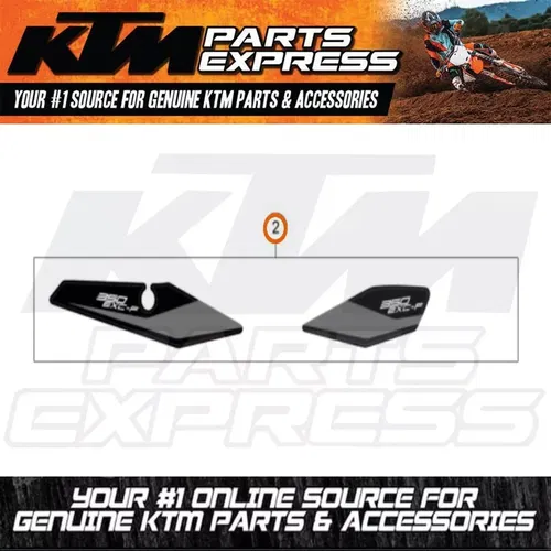 NEW OEM KTM DECAL SET 350 EXC-F 2019 79608198019