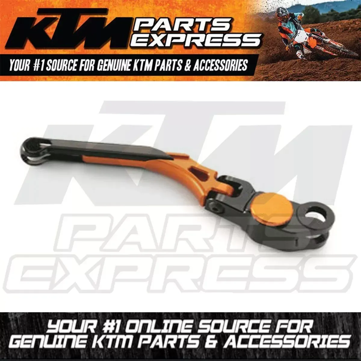 NEW OEM KTM ANODIZED FOLDING BRAKE LEVER 1290 SUPERDUKE R GT 61413902044