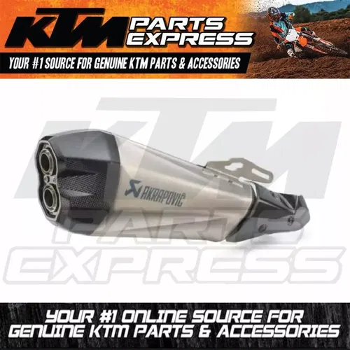 NEW KTM AKRAPOVIC "SLIP-ON LINE" 1390 SUPER DUKE R EVO 2024 A62405979000