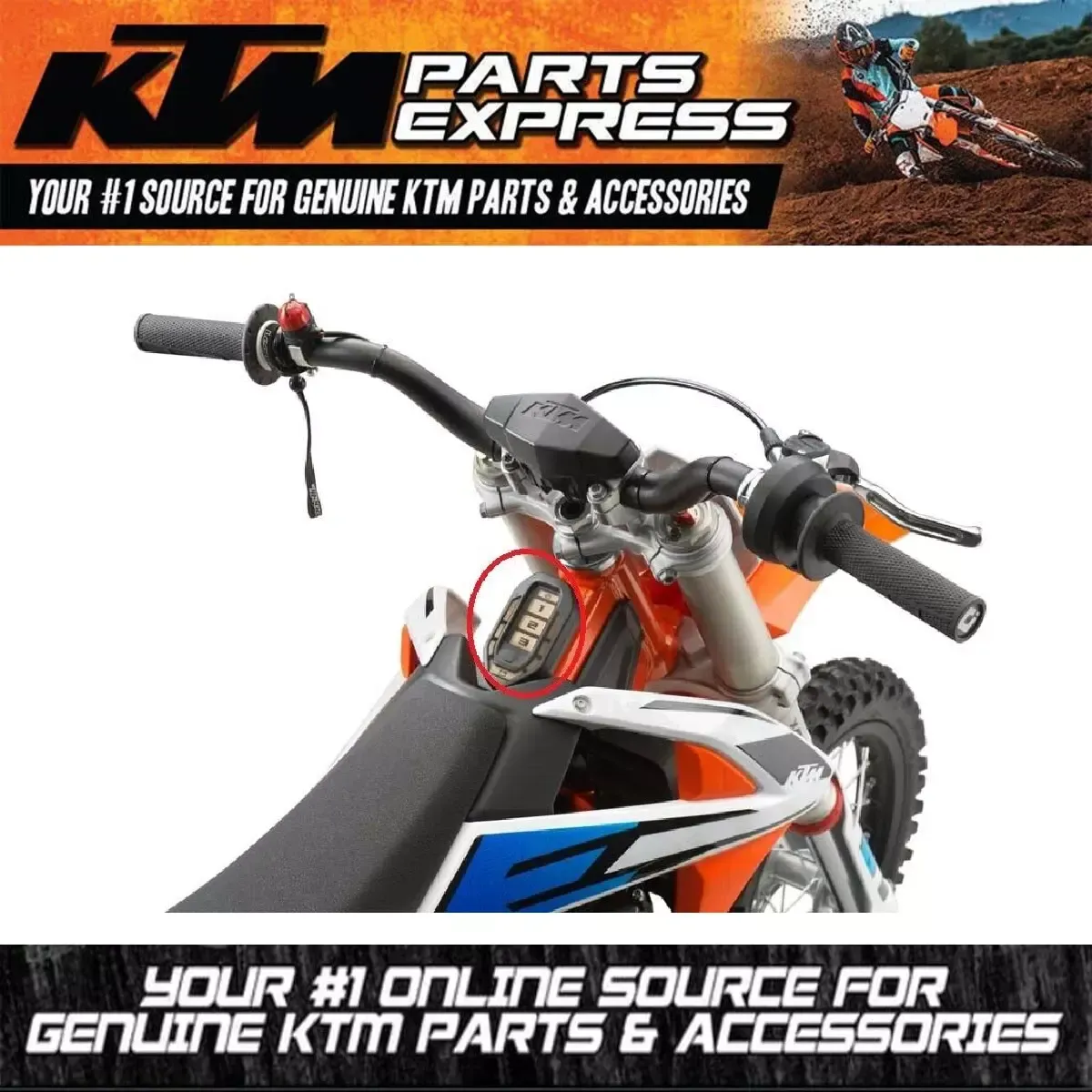 NEW KTM FACTORY BATTERY CHARGING LEVEL CONTROL SX-E 5 2020-2024 50 70045090000