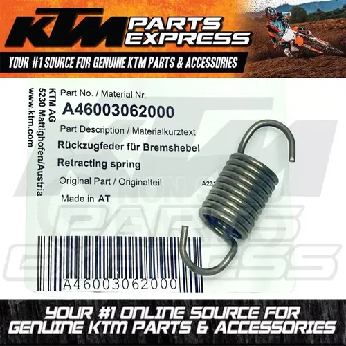 KTM GASGAS HUSQVARNA FOOT BRAKE LEVER SPRING RETRACTABLE 125 250 300 350 450 500