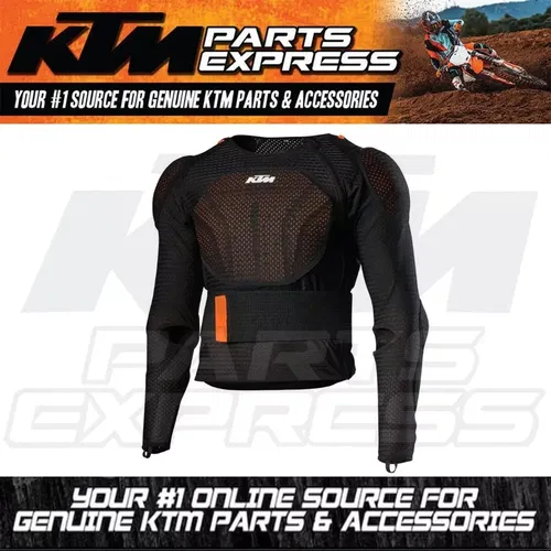 NEW KTM BLACK SOFT BODY PROTECTOR SIZE: LARGE/X-LARGE POLYESTER 3PW20V012504